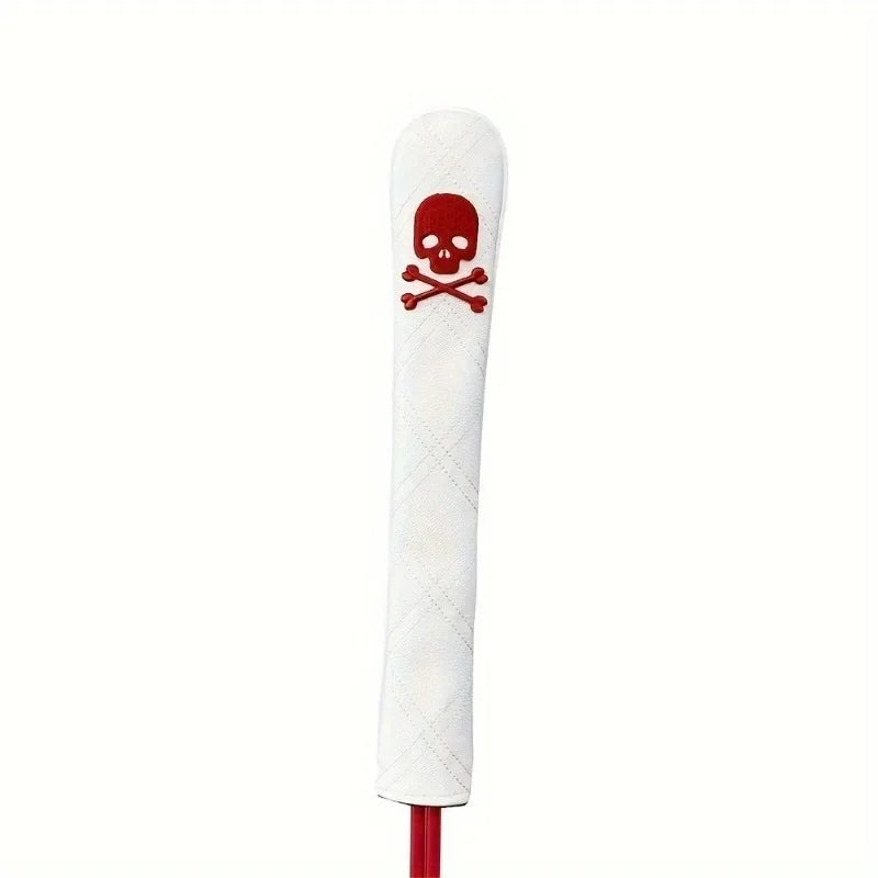 Golf Skull Head Cover Rods Holder - Creative Golf Accessory Set, Multiple Colors