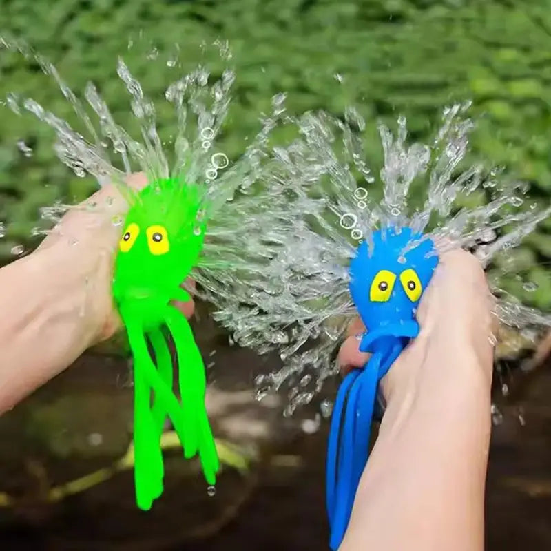 Baby Bath Toys Sponge Water Absorbing Octopus for Children - Stress Relief & Summer Water Play