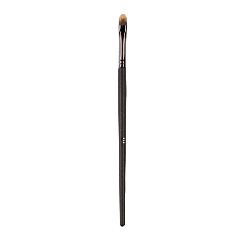 Professional Grey Makeup Brush No. 211 Concealer Brush Fiber Hair Solid Wood Handle