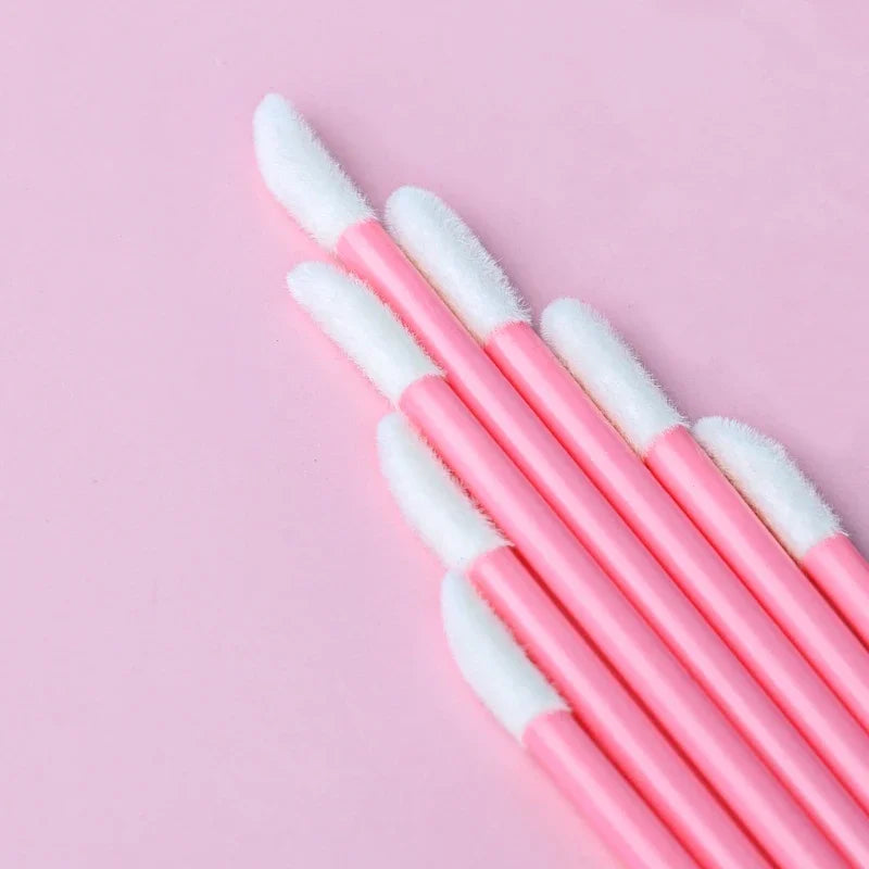 Disposable Lip Applicators 100 Pcs Makeup Lipstick Testers Wands - Hygienic & Precise
