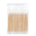 Disposable Ultra-small Cotton Swab Makeup Brushes for Eyelash Extension Removal - 100/300 Pcs