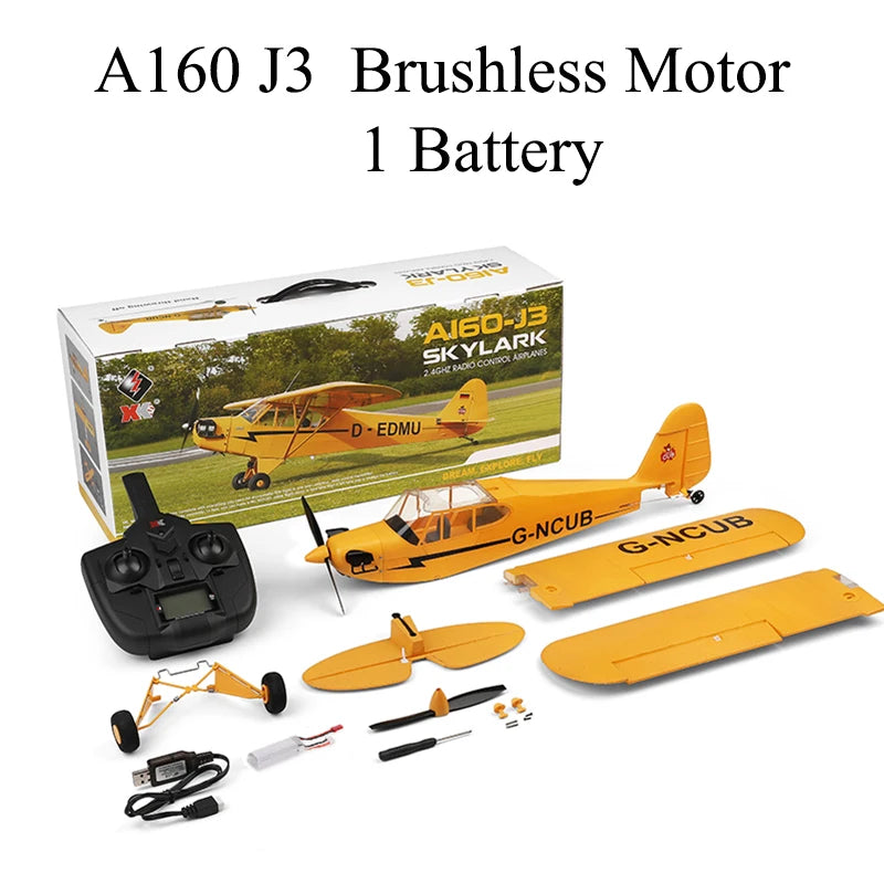 RC Plane RTF 2.4G Brushless Motor 3D/6G Remote Control Airplane - Multiple Colors