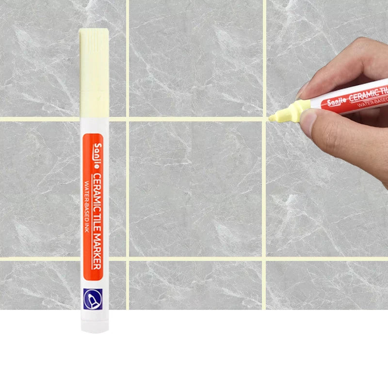 Waterproof Tile Grout Pen for Seam Repair - Multiple Colors