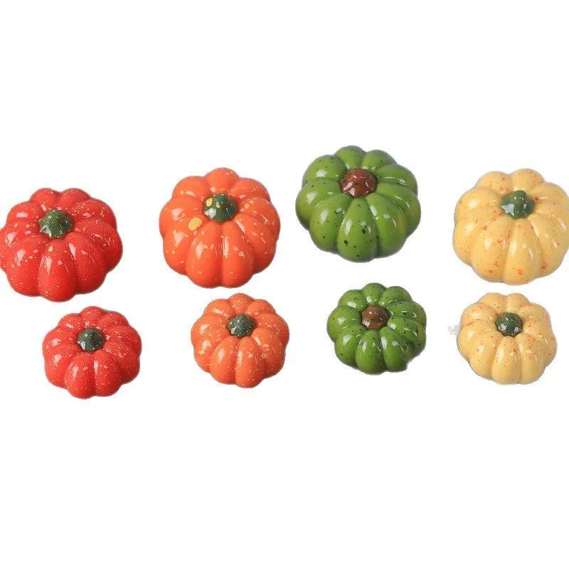 Mini Resin Pumpkin Set for DIY Micro Landscaping Halloween Thanksgiving Decorations - 10-50 pcs