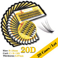 Wholesale Mink Eyelash Extension Clusters 3D Volume Fake Lashes for Professional & Home Use