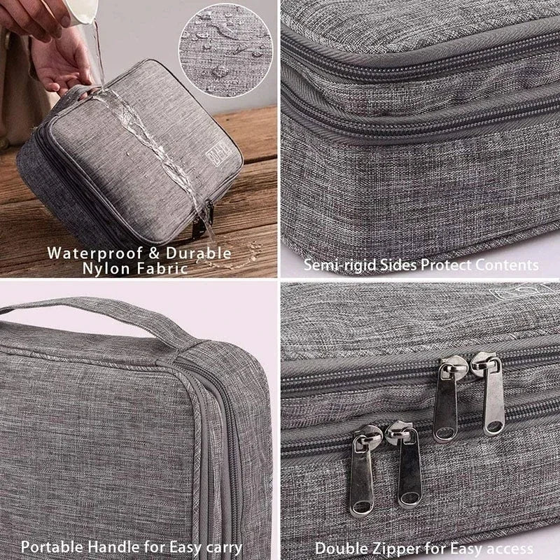 Multi-Functional Large Capacity Waterproof Digital Organizer Bag for Travel Accessories