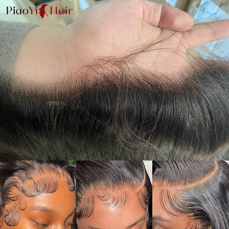 Body Wave 13x6 13x4 HD Lace Frontal & 4x4 5x5 HD Lace Closure Human Hair - Preplucked & Tangle-Free