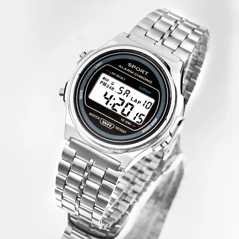 Multifunction Digital Sports Watch for Women Men Waterproof & Shock Resistant