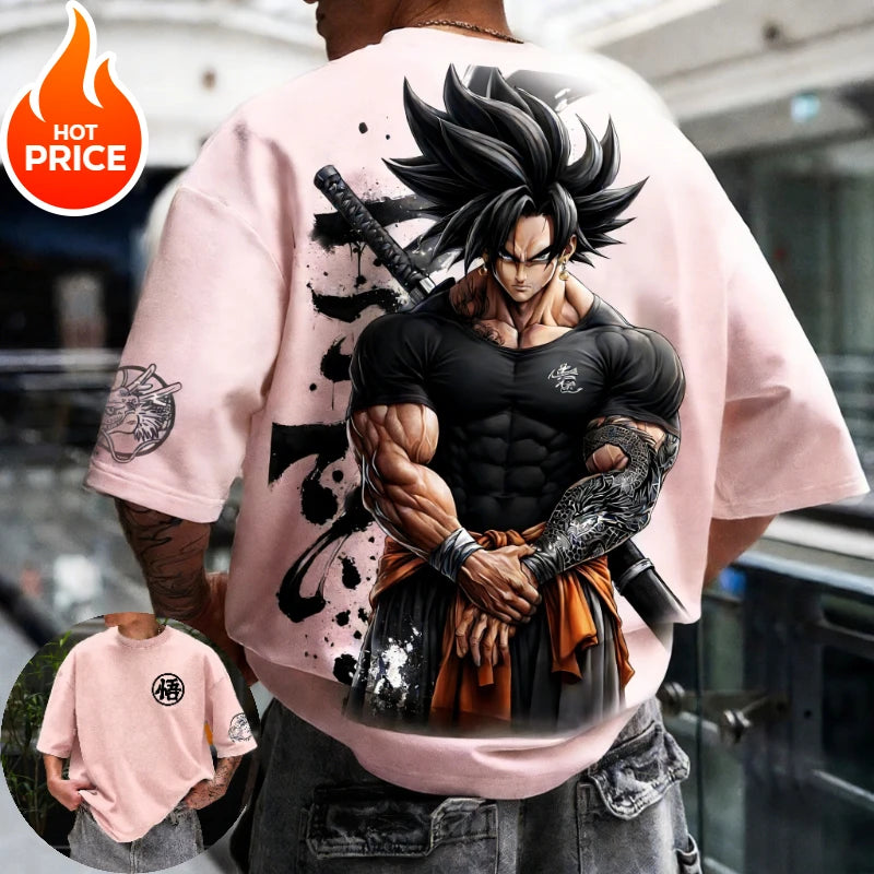 Goku Dragon Ball Super Saiyan Summer Cotton T-Shirt for Men & Women - Casual Streetwear