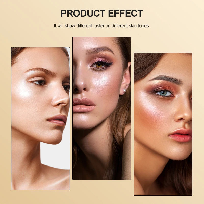 Waterproof Glitter Body Bronzer Spray High-Gloss Highlight Powder Face & Body Makeup