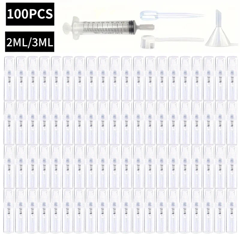 Refillable Travel Spray Bottles Set - Odorless, BPA-Free Mini Perfume & Cosmetics Atomizers