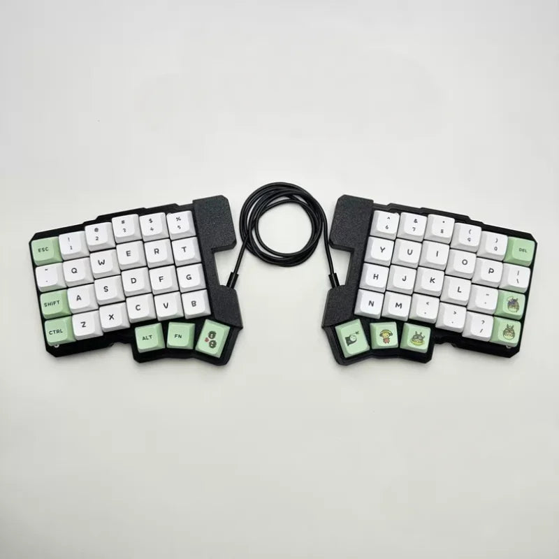 Split Mechanical Keyboard Kit - Hot Swappable, Programmable, Ergonomic 54-Key Layout