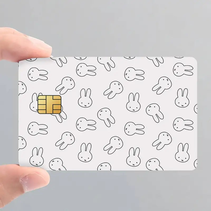 Waterproof M-Miffy Credit Card Stickers for Bank and Metro Cards - Gift Set