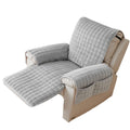 Recliner Sofa Protector Cover with Armrest Pockets - Non-Slip, Waterproof, Plush