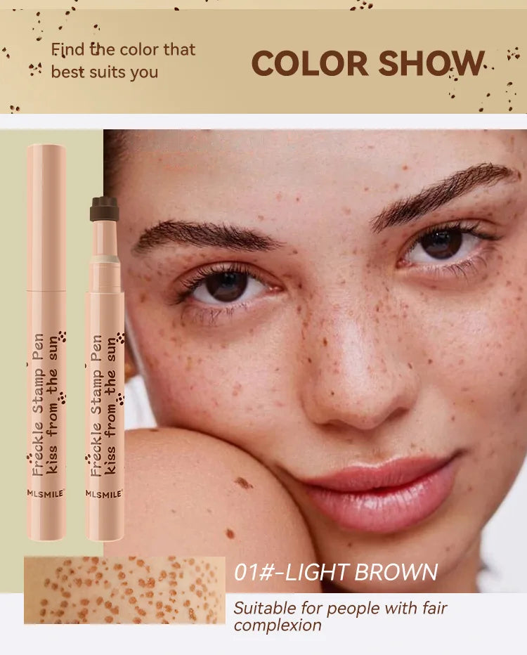 Waterproof Freckle Pen for Natural-Looking, Lasting Dot Makeup in Multiple Colors
