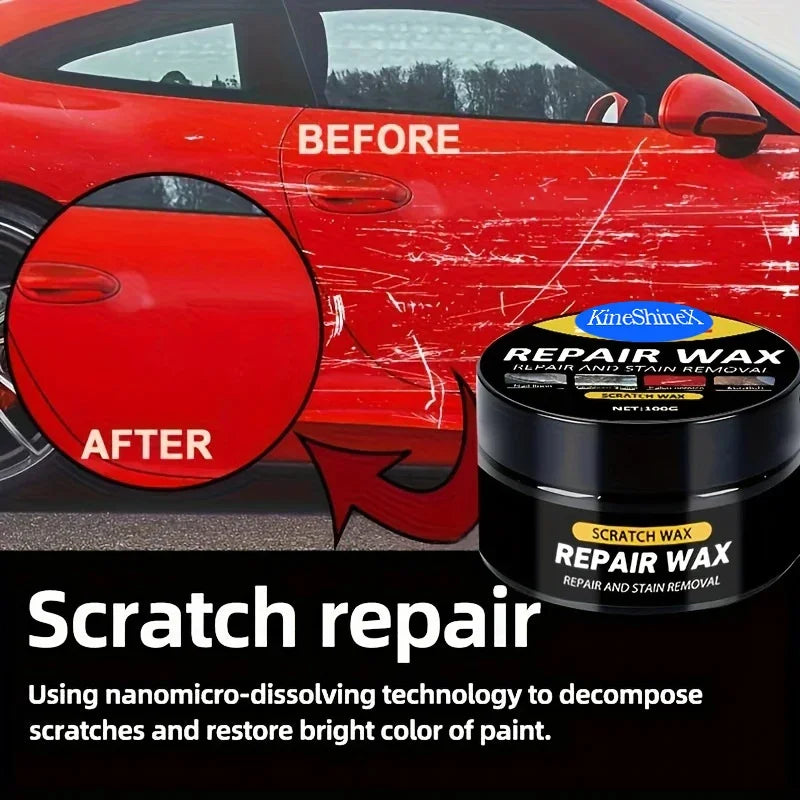 Auto Wheel Scratch Repair Wax for Car Paint Protection - Multiple Color Options