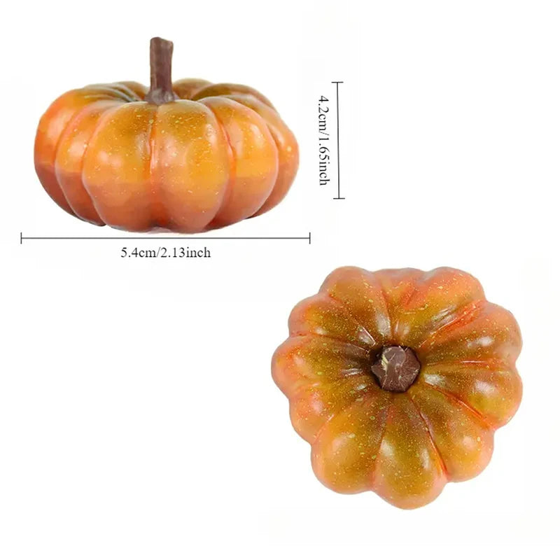 Autumn Faux Pumpkins Decorations for Thanksgiving Harvest Home DIY Crafts Halloween