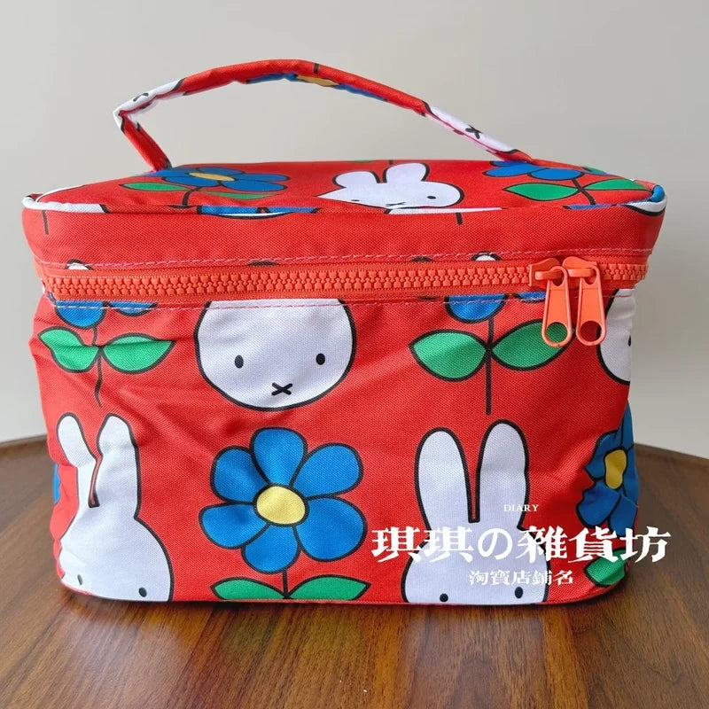 Large Capacity Portable Makeup Bag - Cute Kawaii Miffy Travel Storage Case