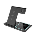 15W 3-in-1 Wireless Charging Station for iPhone, Apple Watch & AirPods - Foldable Stand