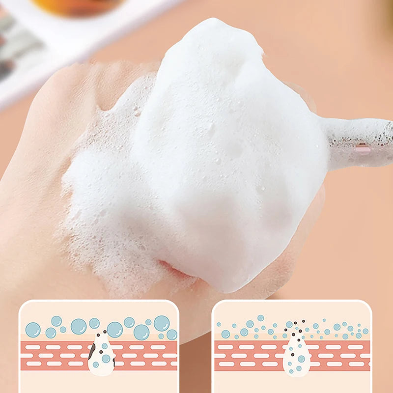 Facial Cleansing Brush with Soft Bristles for Deep Pore Cleaning and Mask Application
