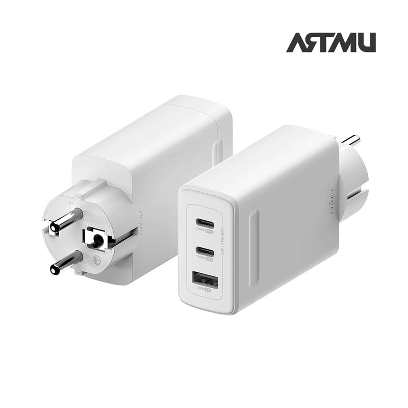 GaN Fast Charger 100W USB-C Wall Adapter for Mobile Devices & Laptops