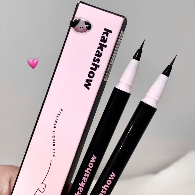 Ultra-Fine Waterproof Liquid Eyeliner Pen - Quick Dry, Matte Finish, Smudge-Proof