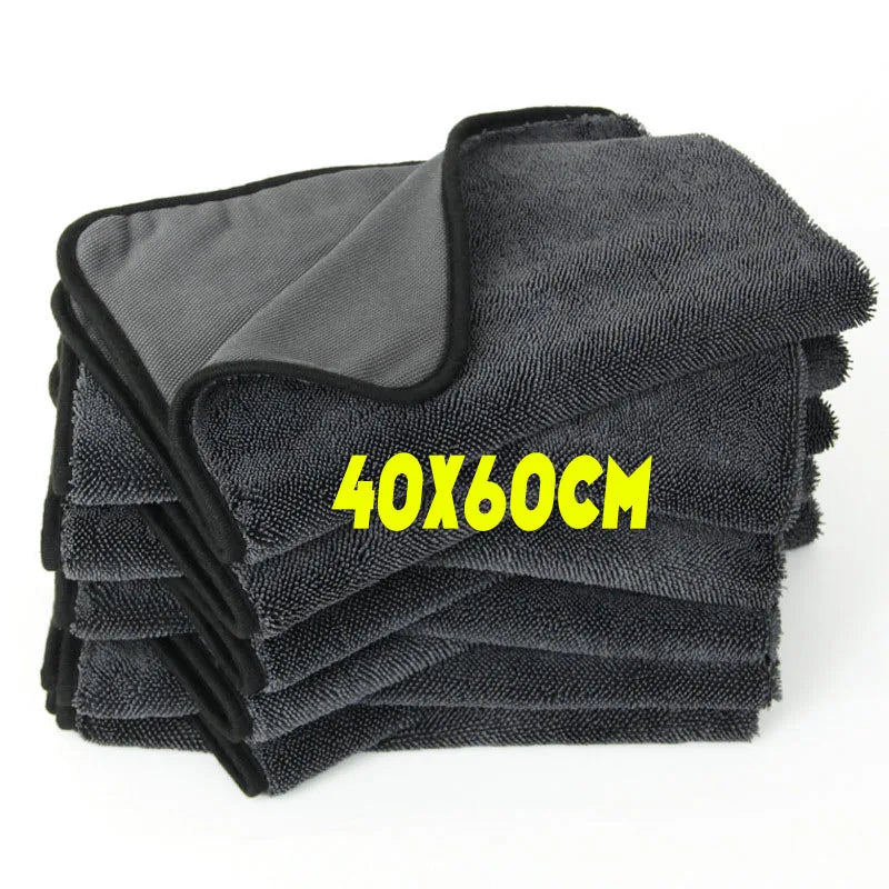 Microfiber Car Wash Towels 8-20pcs Ultra-Absorbent Dual-Sided Cleaning Rags