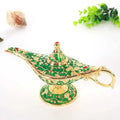 European Style Large Aladdin Lamp Decor - Metal Ornament for Home & Holiday