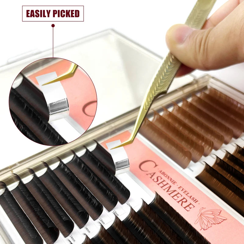 Colored Eyelash Extension Lash Tray 32 Rows Professional Mix Set