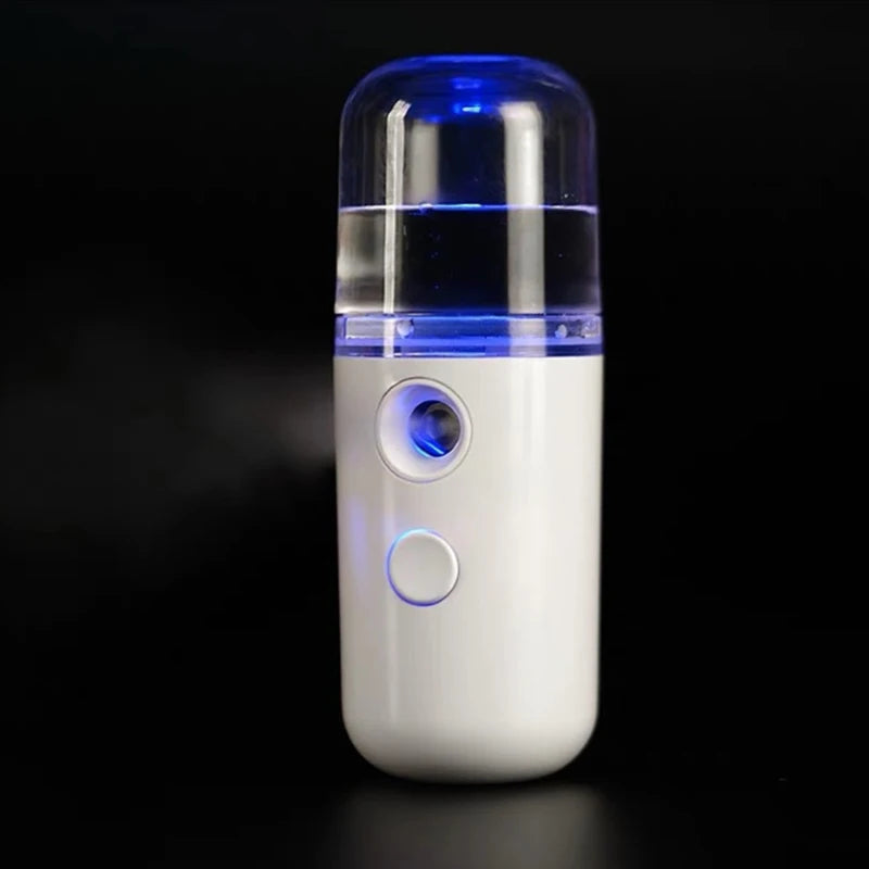 Portable Nano Face Spray Humidifier with USB Water Meter - Skin Moisturizer