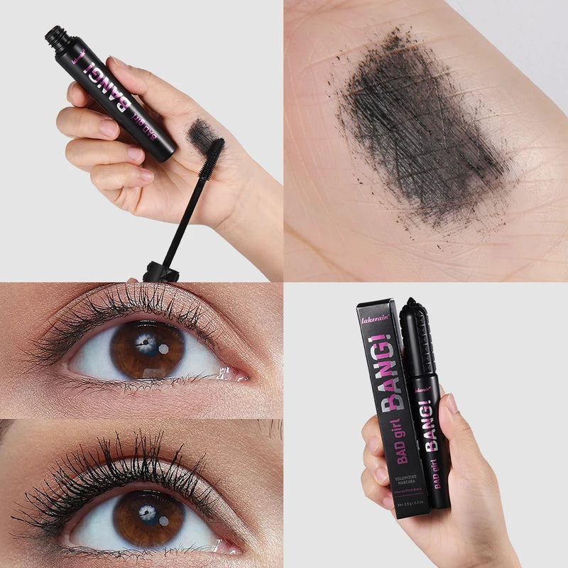 Volumizing Waterproof Lengthening Mascara - Smudge-Proof Eye Makeup