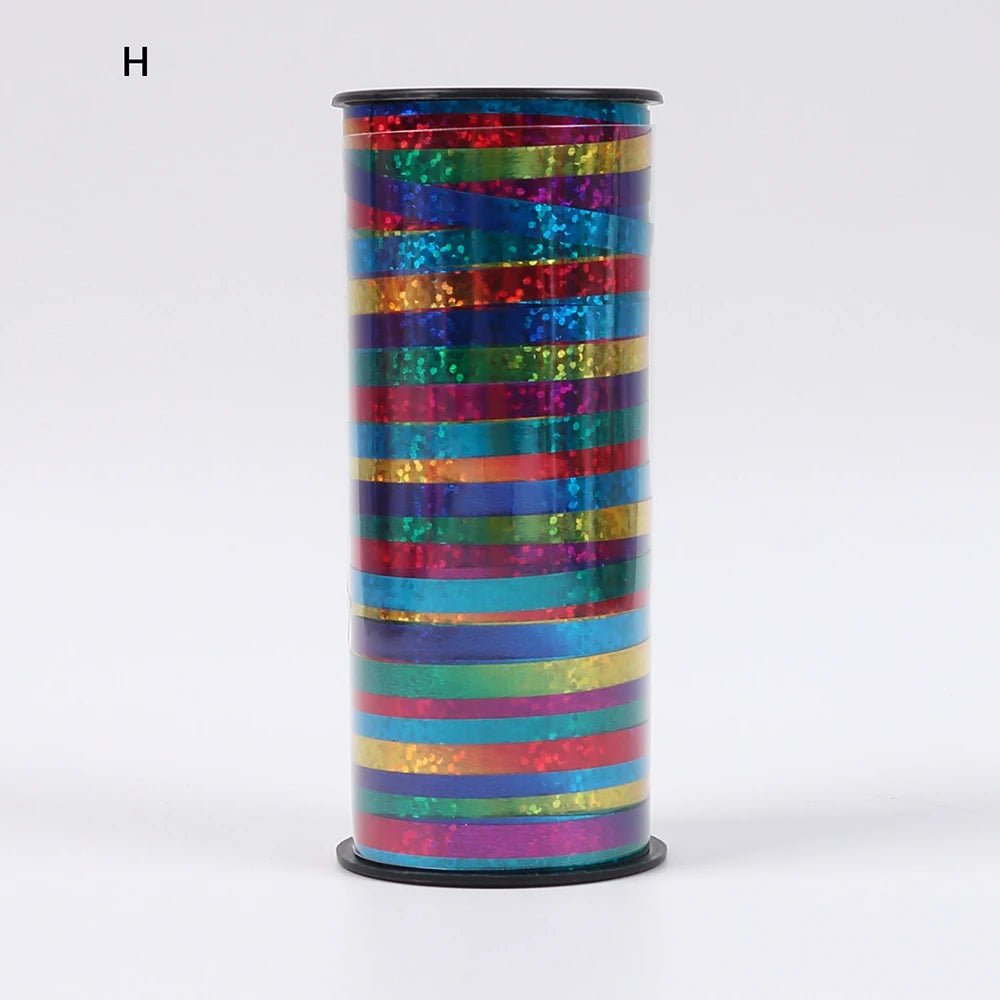 100-Yard Glitter Curling Ribbons for Gift Wrapping & Party Decorations