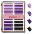 Colored Eyelash Extension Lash Tray 32 Rows Professional Mix Set