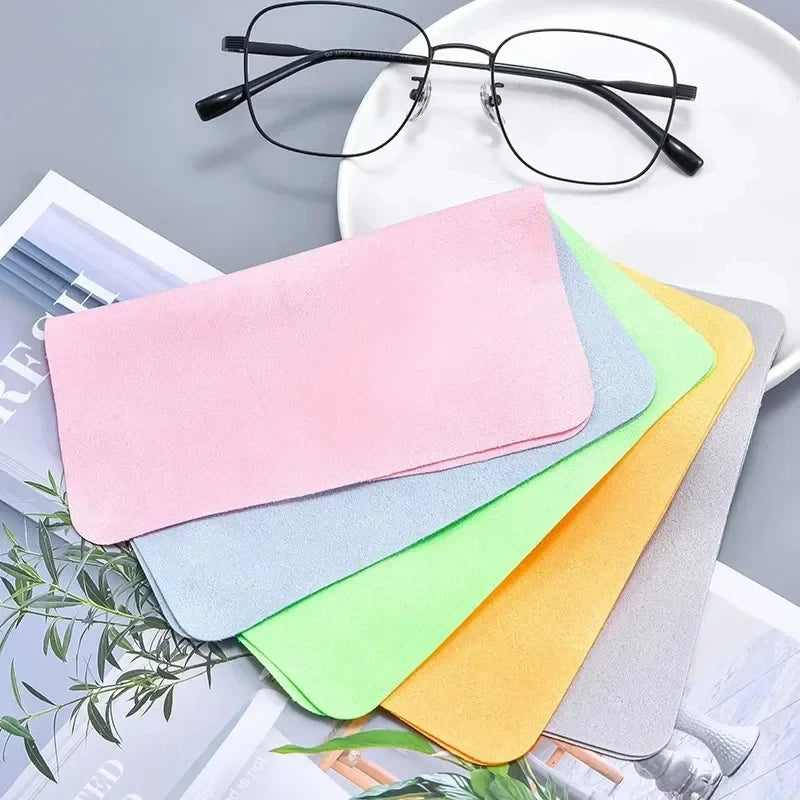 Microfiber Glasses & Screen Cleaning Cloths 5/15/30 Pcs - Anti-Static Wipes for Phones & Eyewear