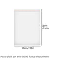 Small Transparent Ziplock Bags for Jewelry & Store Packaging, Sealed & Durable