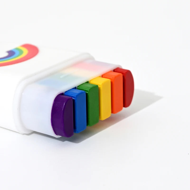 Rainbow Crayon Paint Set for Creative Art & Birthday Parties - 2 Pieces