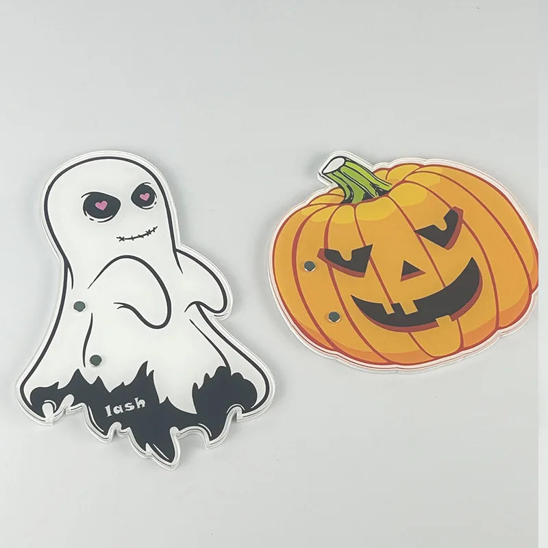 Halloween Ghost Pumpkin Head Acrylic Lash Pallet Lash Holder Eyelash Extension Display
