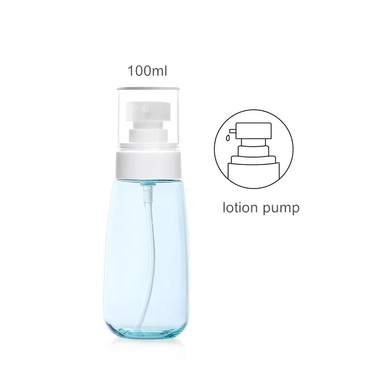 Travel Spray Bottle Set 30ml 60ml 100ml Refillable Water & Perfume Bottles