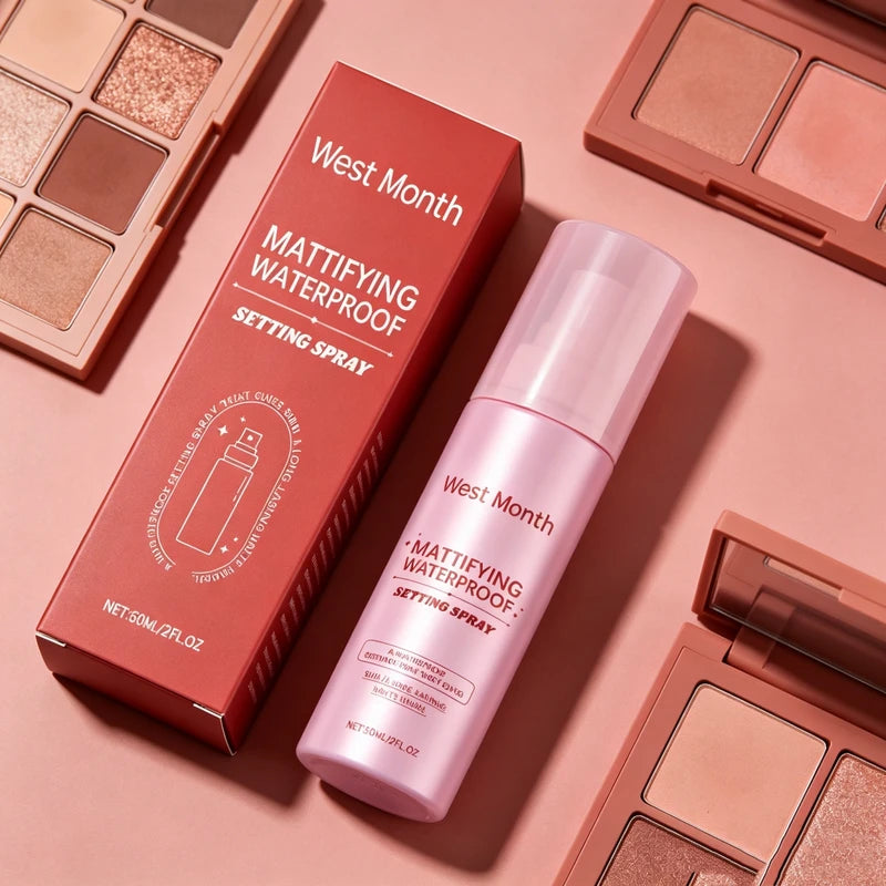 Long Lasting Matte Waterproof Setting Spray for Makeup - Oil Control & Hydrating