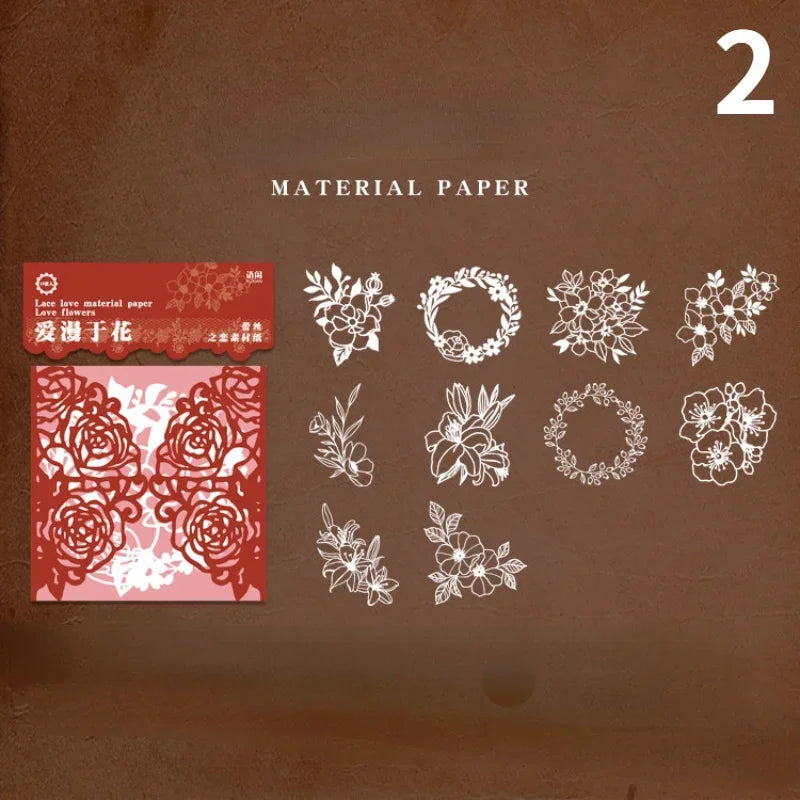 Art & Craft Paper Set - Handmade Curtain Decorations, 10 Pieces