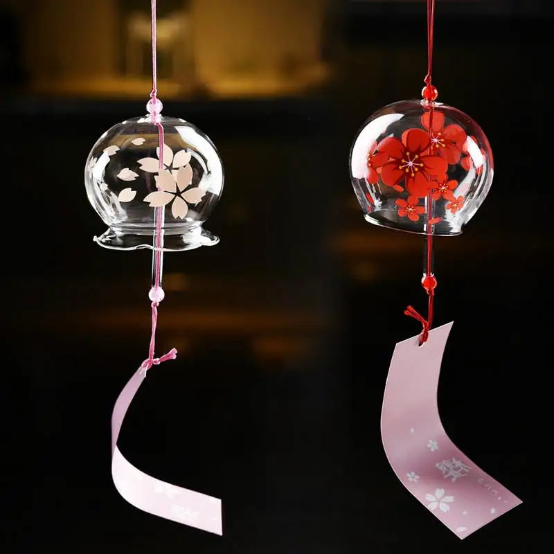 Japanese Style Handmade Glass Wind Chime Door Decoration Home Accessory