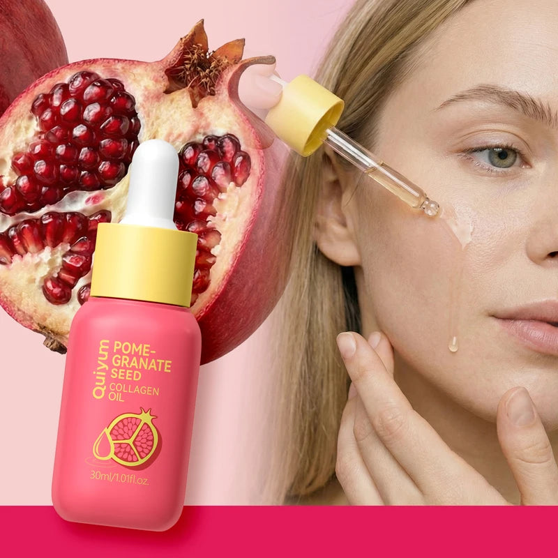 Pomegranate Seed Collagen Oil 30ml - Nourishing Hydrating Skin Care for All Skin Types