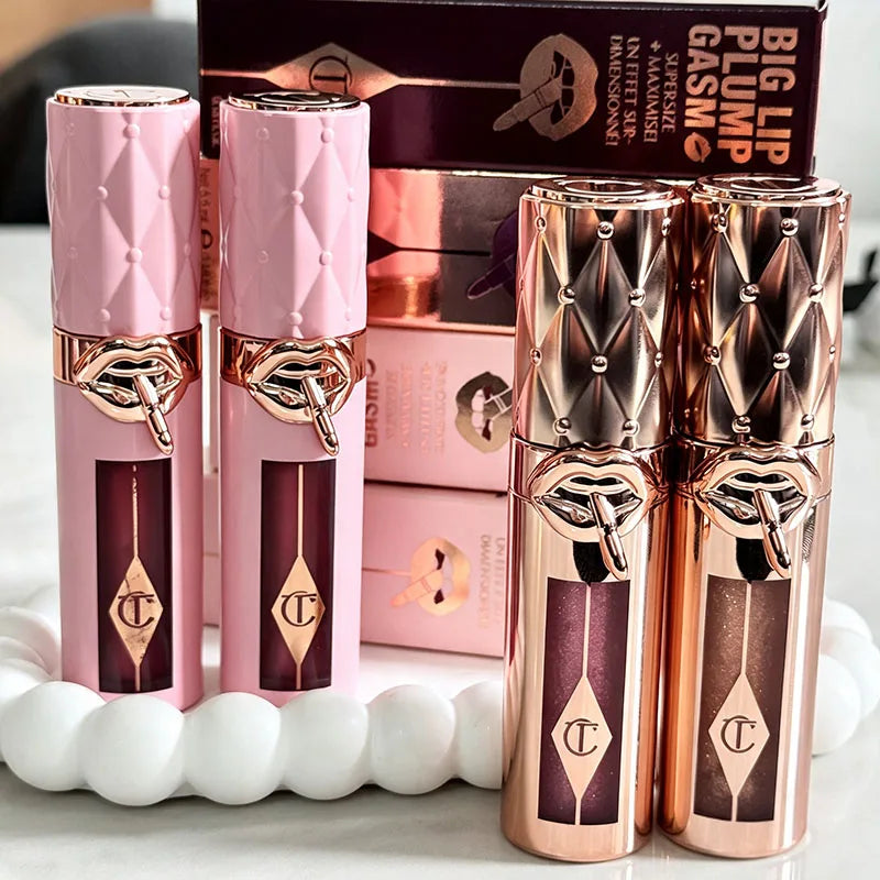 Moisturizing Lip Gloss & Lip Balm Set - Plumping, Lightening, Variety Colors