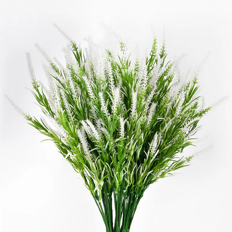Artificial Lavender Fake Flower 7 Fork Simulation Flower for Wedding Home Decoration