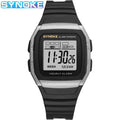 Digital Sports Watch Waterproof Luminous Retro Square Outdoor Watch for Men