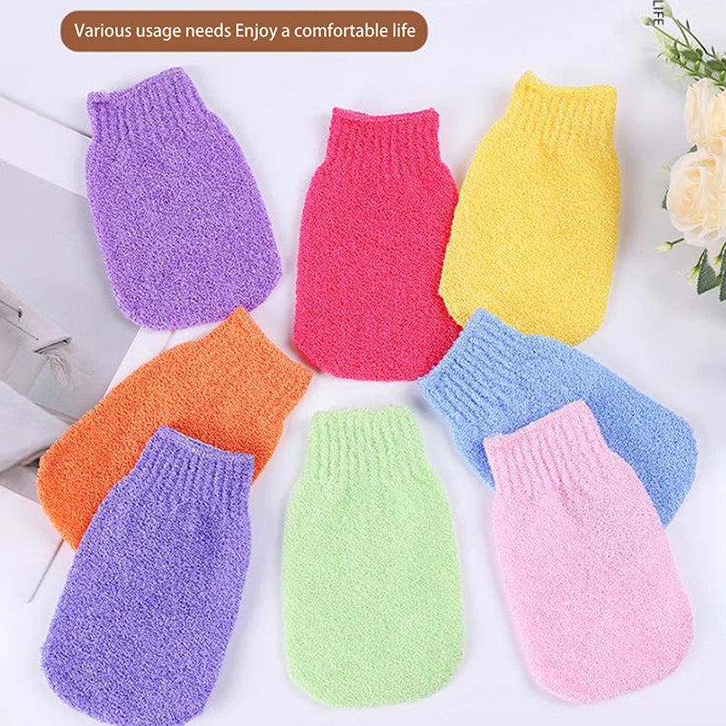 Exfoliating Body Massage Sponge Bath Gloves for Skin Cleaning and Relaxation
