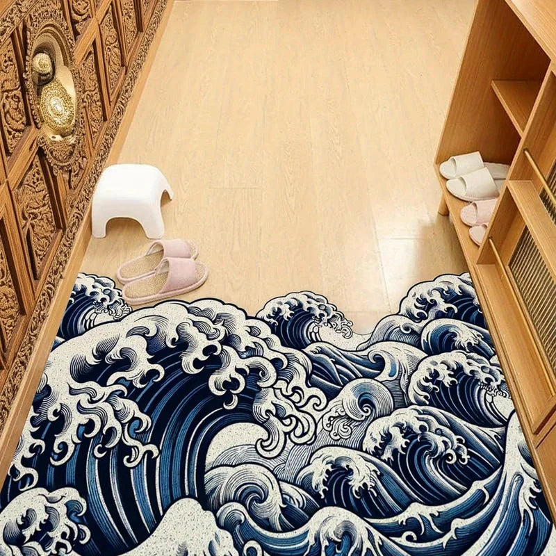 Anti-Slip Absorbent Floor Mat for Home Entrance and Bathroom - Soft & Durable