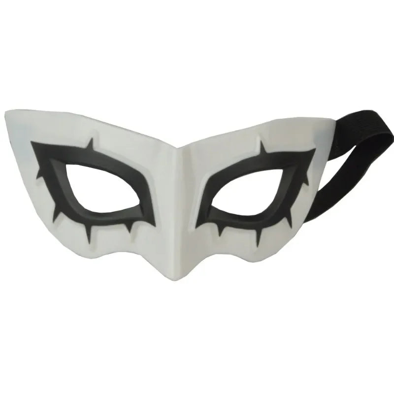 Half Face Mask for Persona 5 Hero Joker Cosplay Halloween Party Accessories