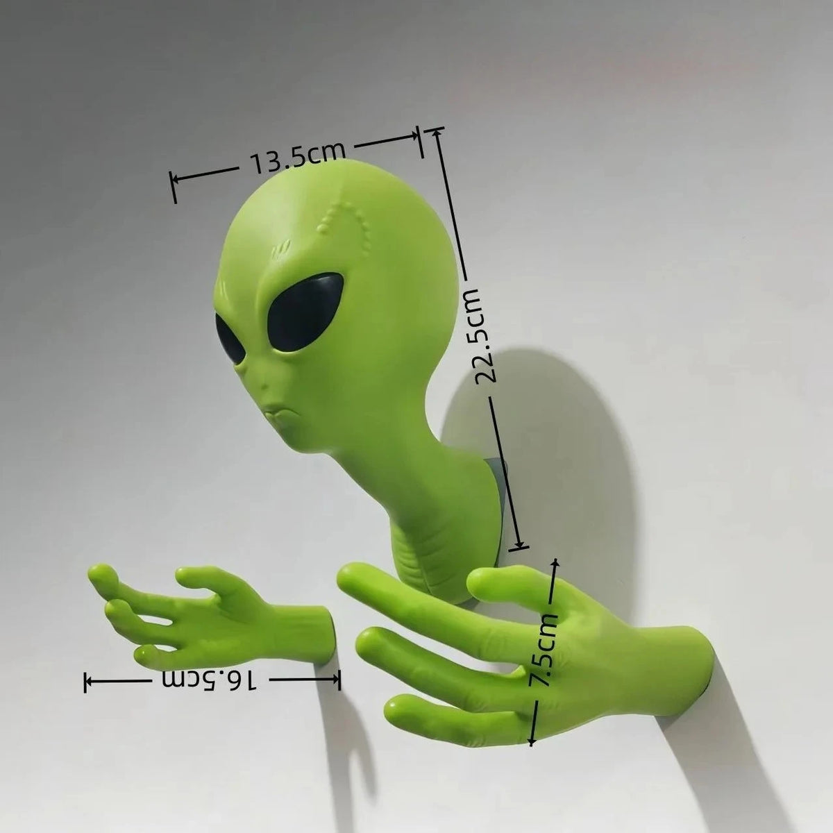 Alien Wall Hanging Decorations - Quirky 3D Home Decor for Living Room & Bedroom
