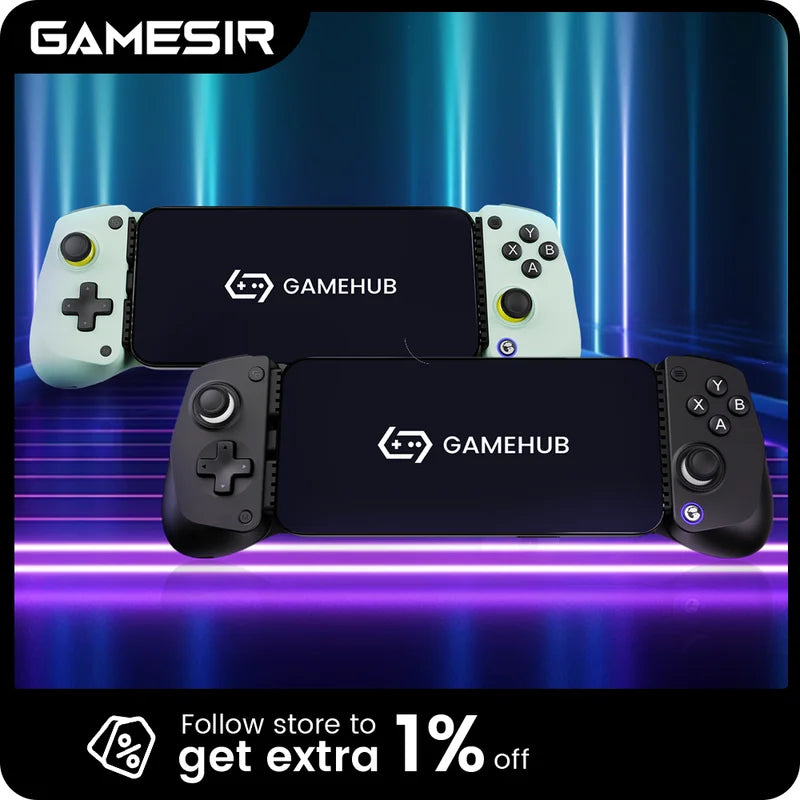 Mobile Game Controller for Android & iPhone - Hall Effect Joysticks & App Support